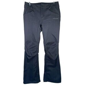 Volcom Genus Stretch SnowBoard Pants Waterproof Black Size SP‎ Slim Fit